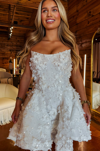 Wren Mini Wedding Dress