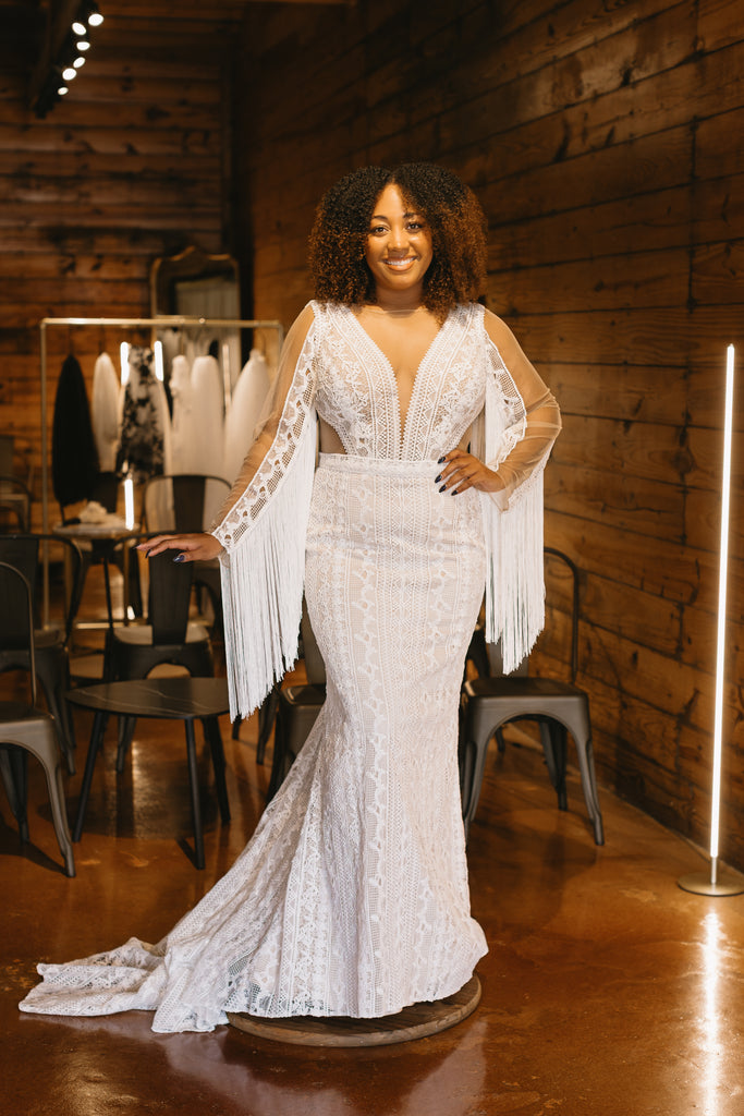Indigo Wedding Dress – BirdieBridalFW