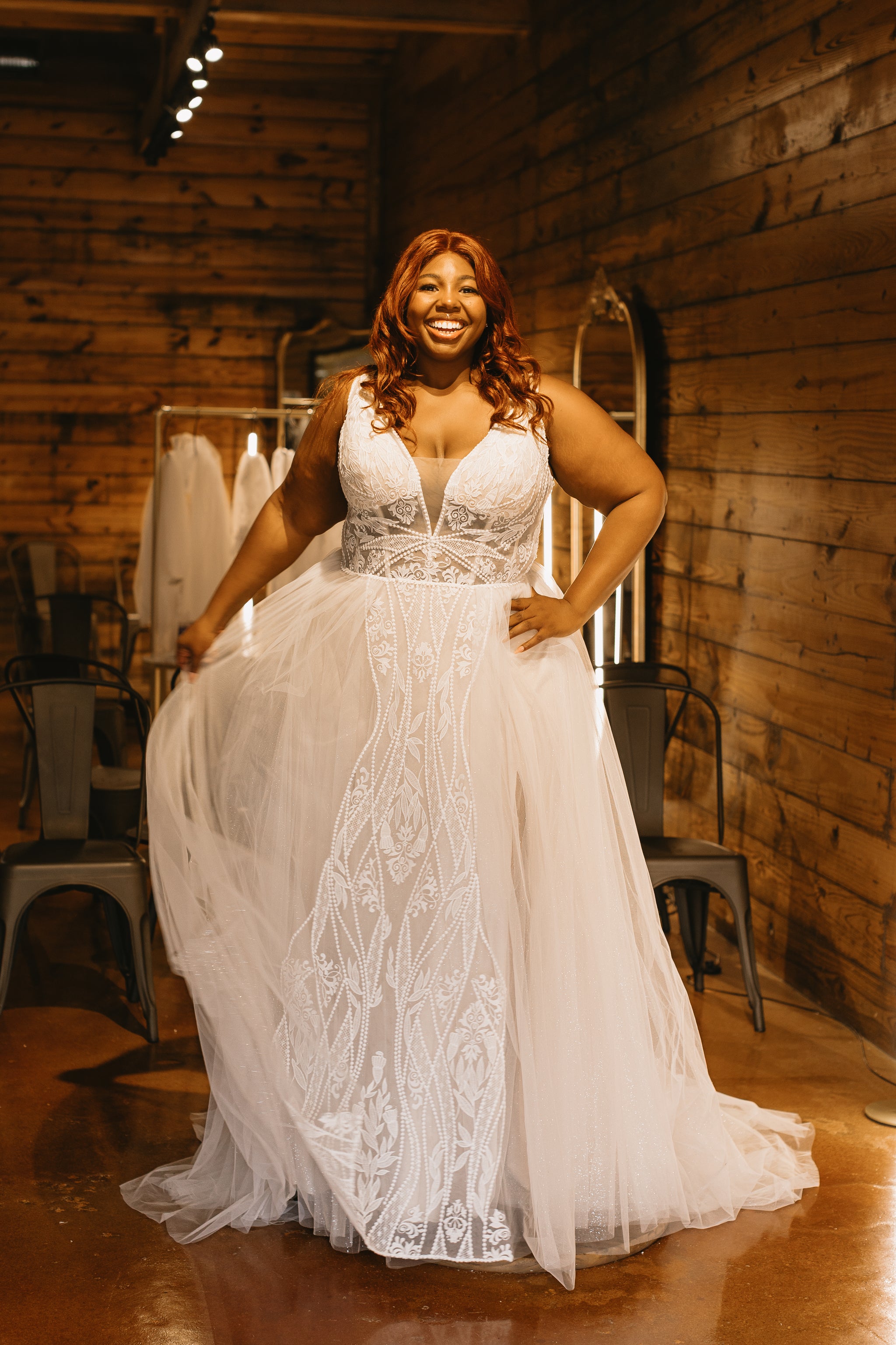 orange white wedding dresses Cheyanne Wedding Dress – BirdieBridalFW