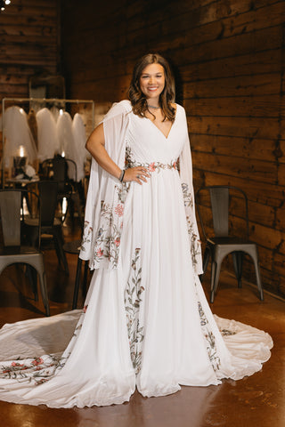 Cerise Wedding Dress