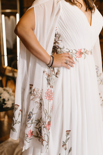 Cerise Wedding Dress