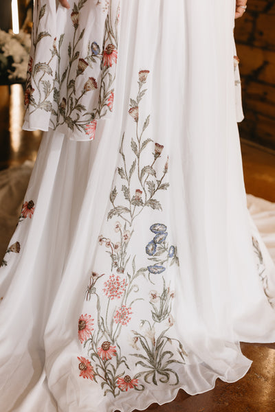 Cerise Wedding Dress