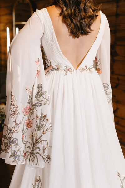 Cerise Wedding Dress