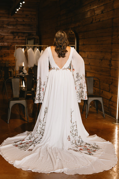 Cerise Wedding Dress