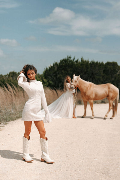 Berkley Mini Wedding Dress By Morgan Nicole