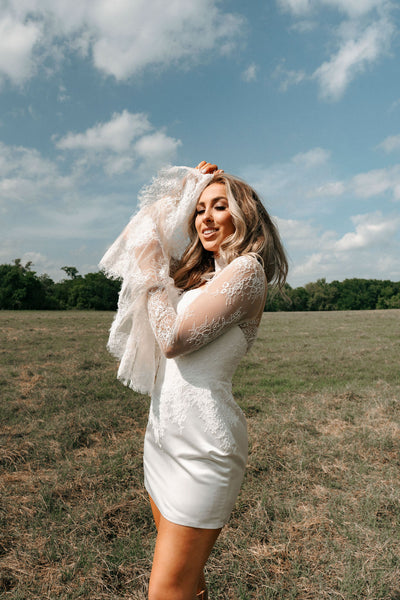 Jane Mini Wedding Dress By Morgan Nicole