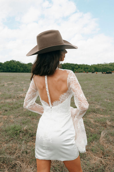 Jane Mini Wedding Dress By Morgan Nicole