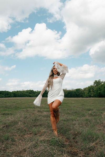 Jane Mini Wedding Dress By Morgan Nicole