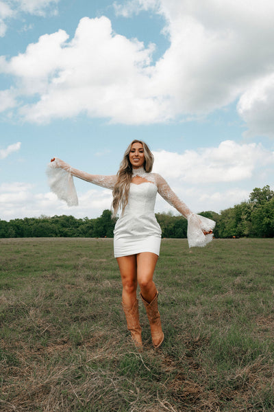 Jane Mini Wedding Dress By Morgan Nicole