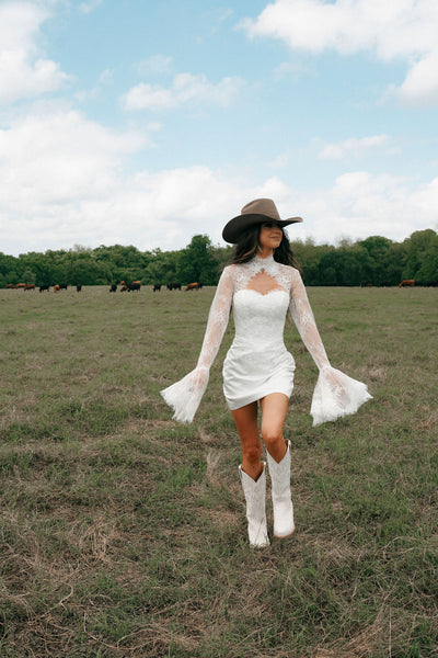 Jane Mini Wedding Dress By Morgan Nicole