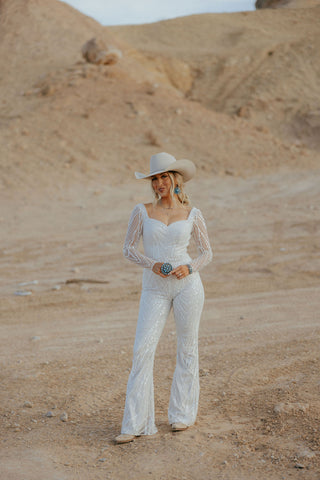Loretta Wedding Jumpsuit By Morgan Nicole